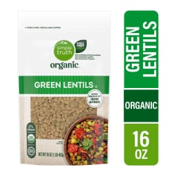Simple Truth Green Lentils, front of pack