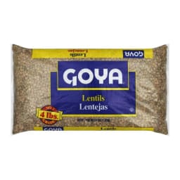 Goya Lentils, front of pack