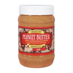 Trader Joe's Peanut Butter Creamy Unsalted, front of pack