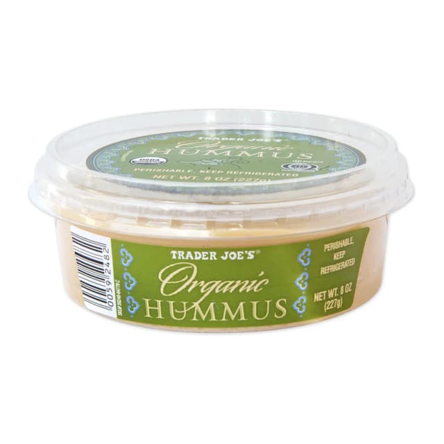 Trader Joe's Organic hummus, front of pack