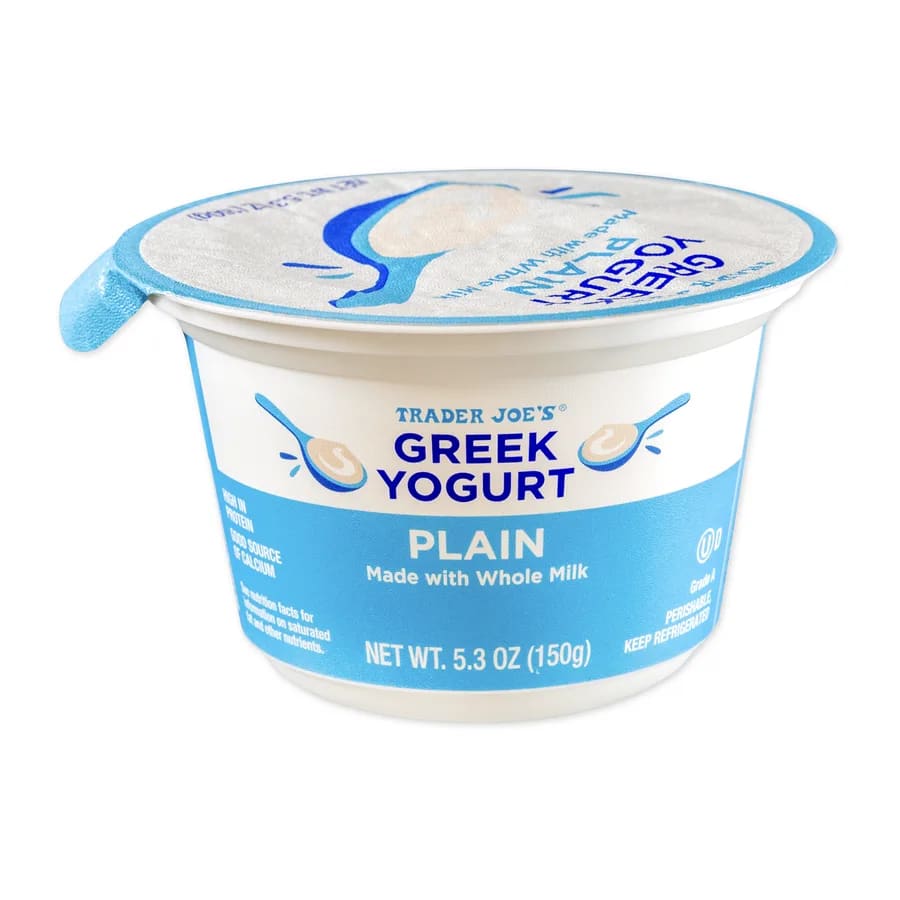 Trader Joe's Greek Lowfat Yogurt Plain, front of pack