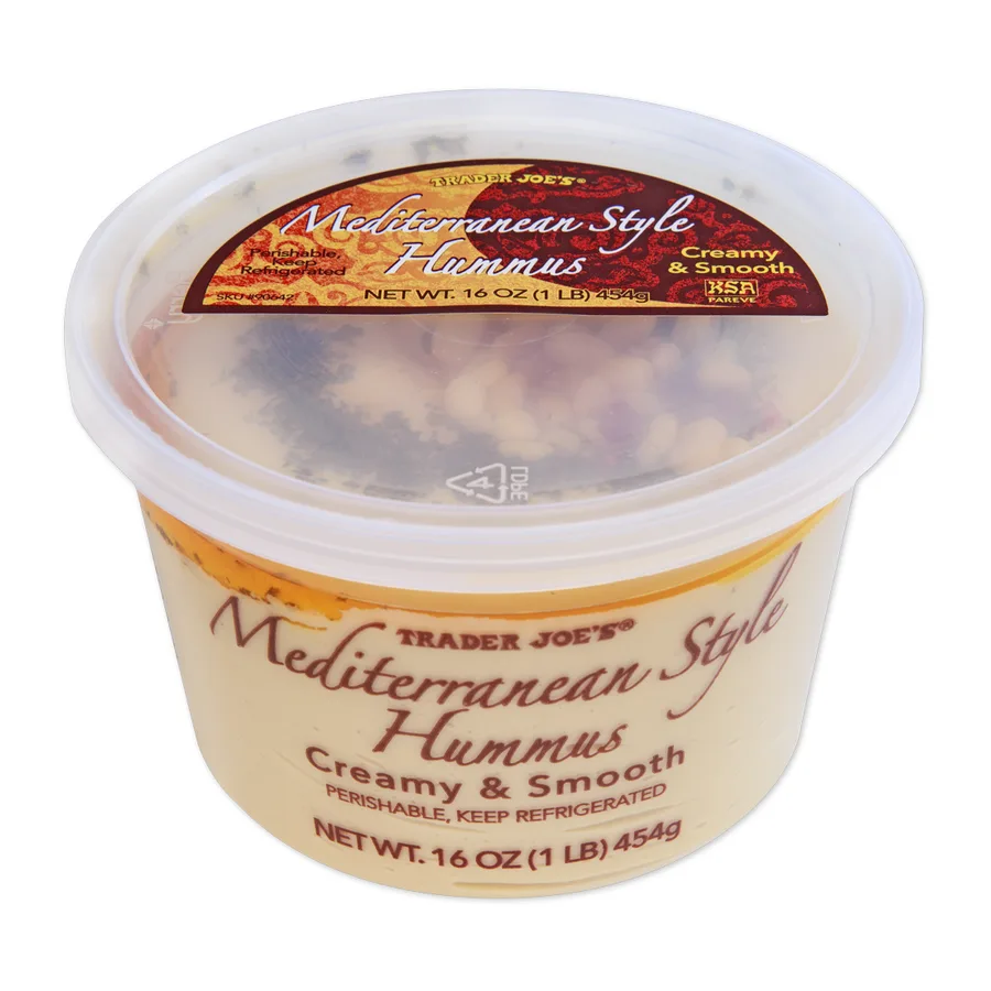 Trader Joe's Mediterranean Style Hummus, front of pack