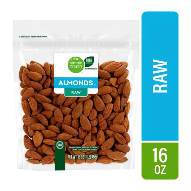 Simple Truth Almonds, front of pack