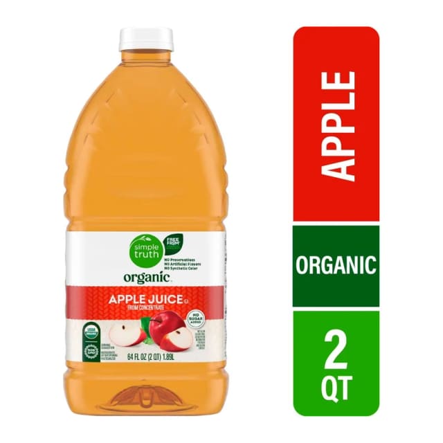 Simple Truth Apple juice, front of pack
