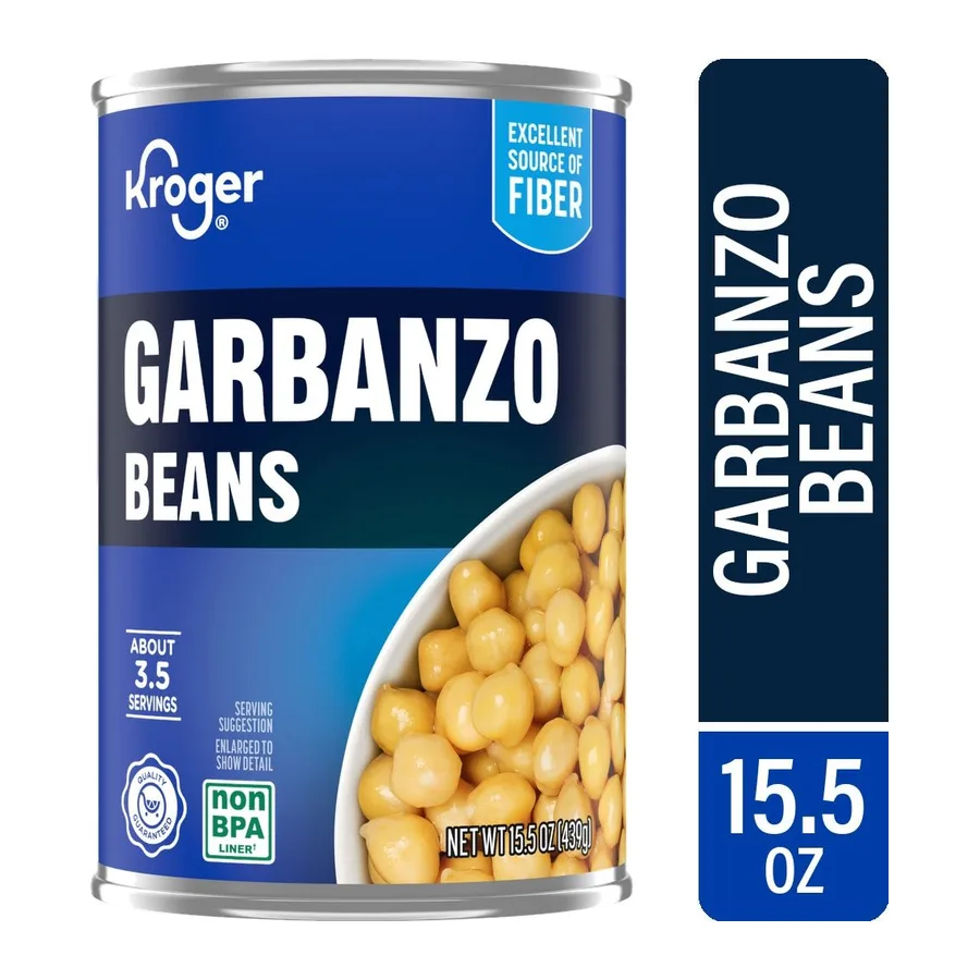 Kroger Garbanzo Beans, front of pack