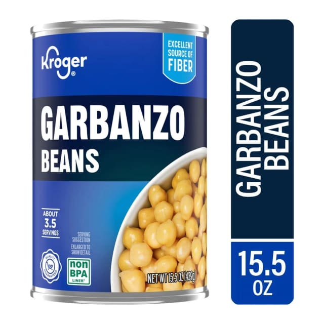 Kroger Garbanzo Beans, front of pack