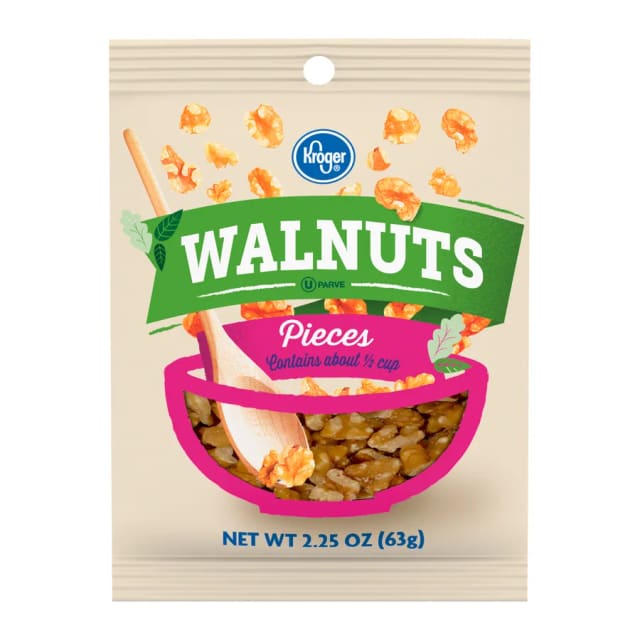 Kroger Walnut Pieces, front of pack