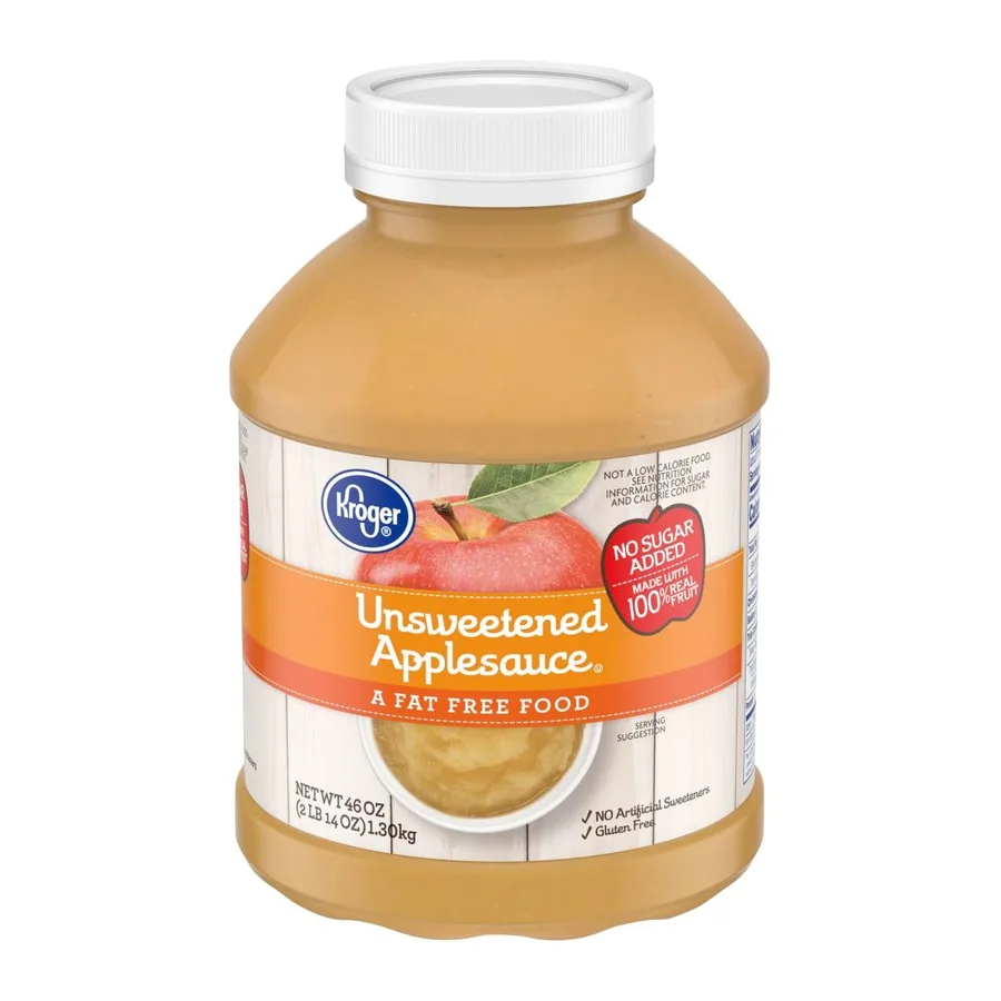 Kroger Natural Applesauce, front of pack