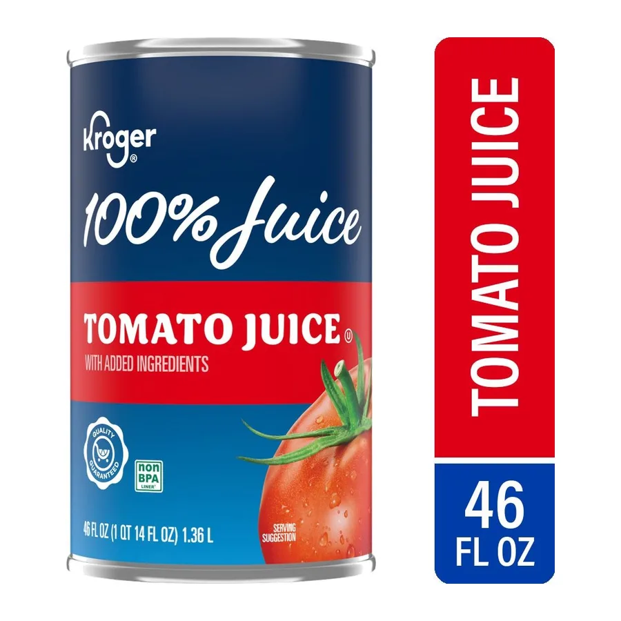 Kroger Tomato juice, front of pack