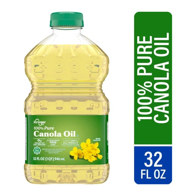 Kroger Puree Canola Oil, front of pack