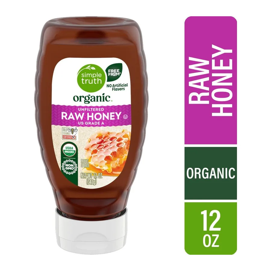 Simple Truth Raw Honey, front of pack
