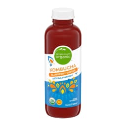 Simple Truth Blueberry ginger kombucha, front of pack