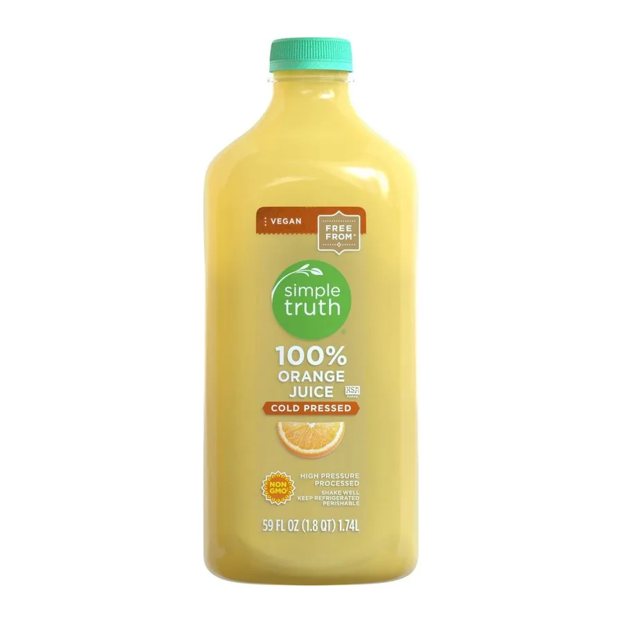 Simple Truth Orange juice, front of pack