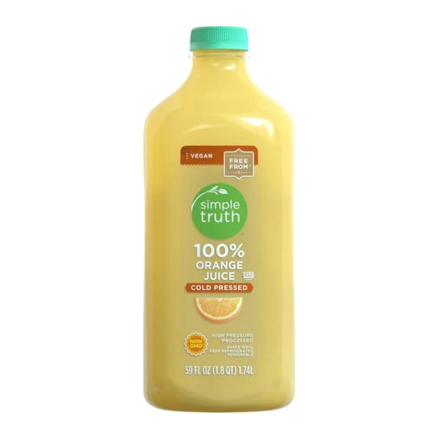 Simple Truth Orange juice, front of pack