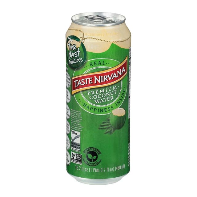 Taste Nirvana Coco Pure Coconut Water, front of pack