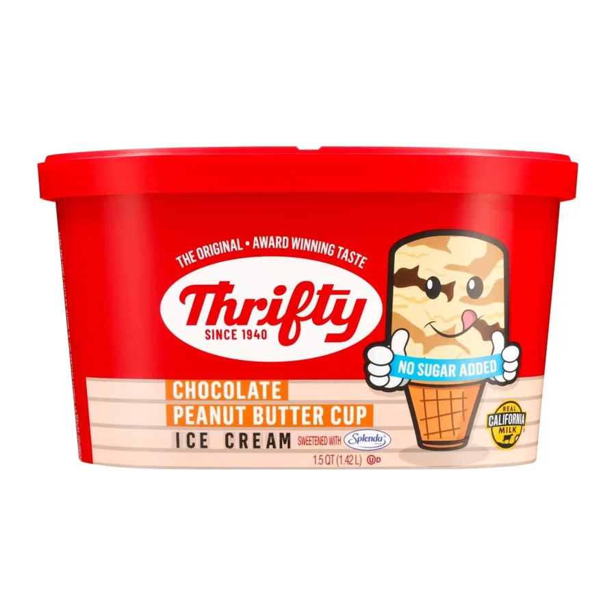 Rite Aid Corporation Chocolate Peanut Butter Cup Ice Cream, front of pack