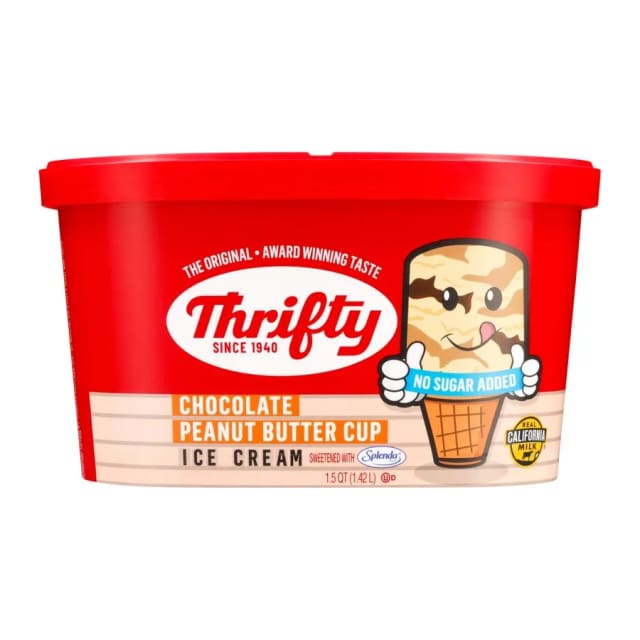 Rite Aid Corporation Chocolate Peanut Butter Cup Ice Cream, front of pack