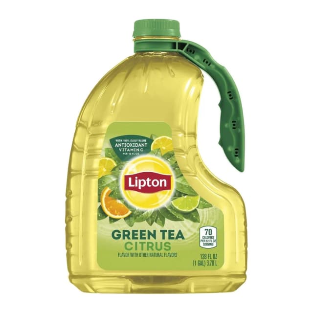Lipton Citrus Green Tea, front of pack