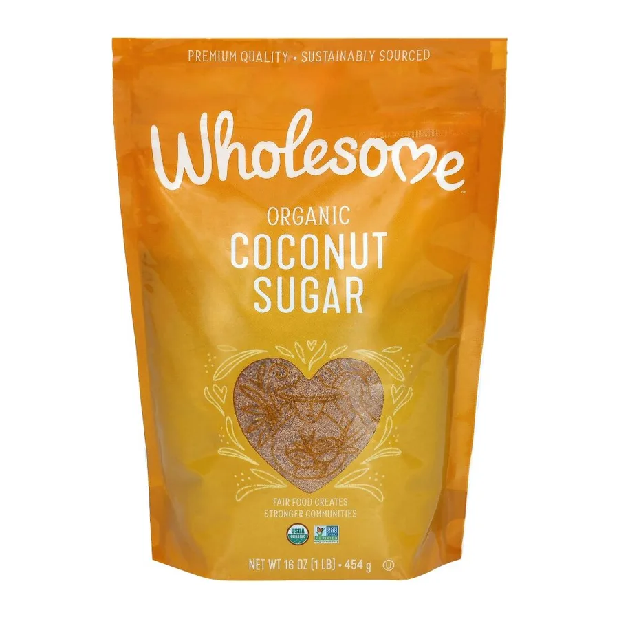 Wholesome Organic Coconut Palm Sugar, front of pack