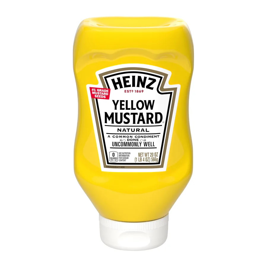 Heinz Yellow Mustard, front of pack