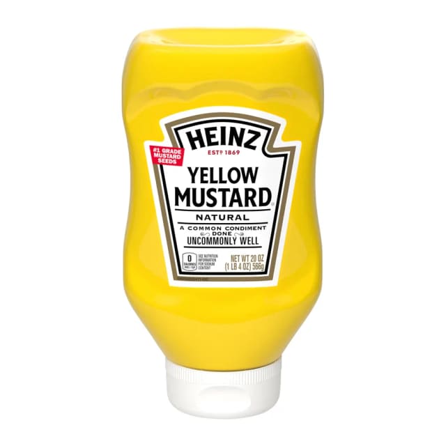 Heinz Yellow Mustard, front of pack
