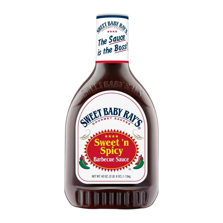 Sweet Baby Ray's Barbecue sauce, front of pack