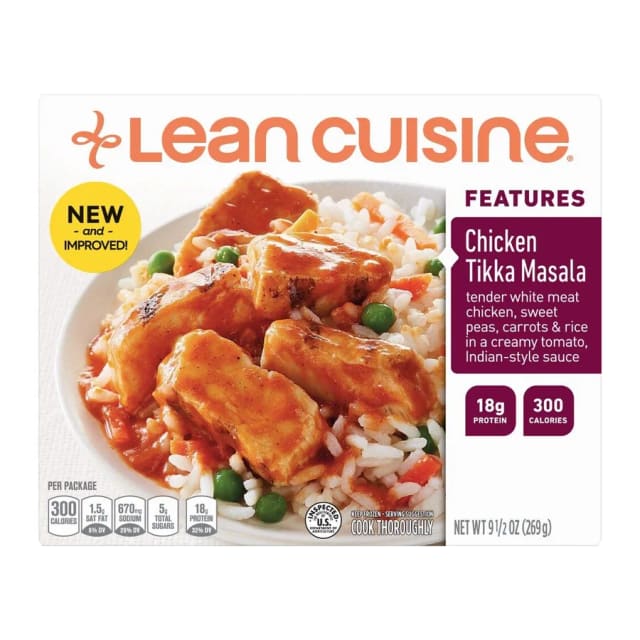 Lean Cuisine Chicken tikka masala, front of pack