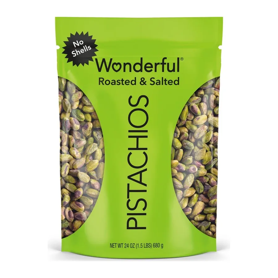 Wonderful Pistachios, front of pack
