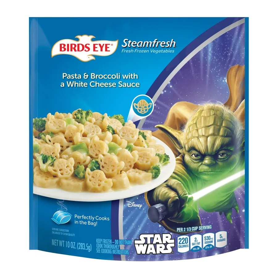 Birds Eye Pasta & Broccoli with a White Cheese Sauce, front of pack