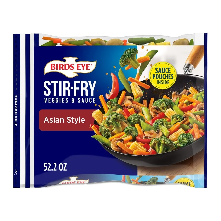 Birds Eye Stir-Fry Vegetables, front of pack