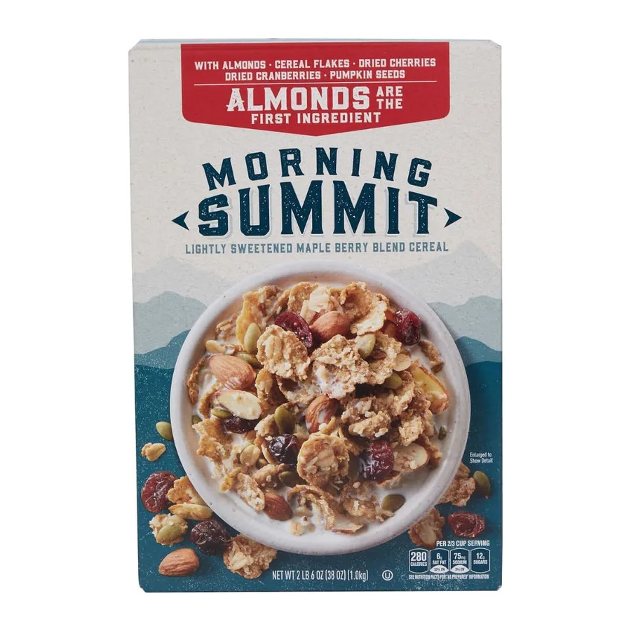 Morning Summit Cereal flakes, front of pack