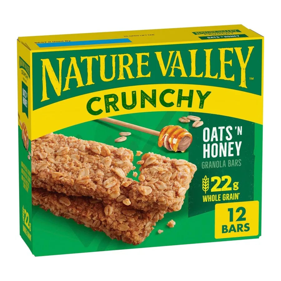 Nature Valley Crunchy Oats 'N Honey, front of pack