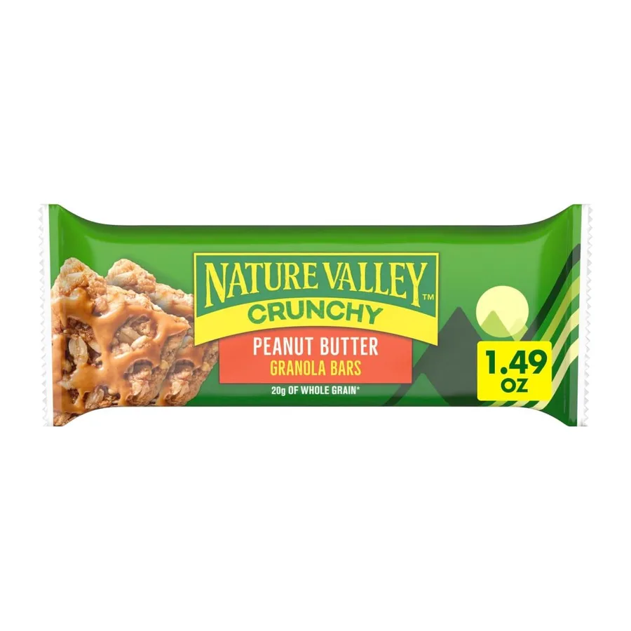 Nature Valley Crunchy granola bars, front of pack