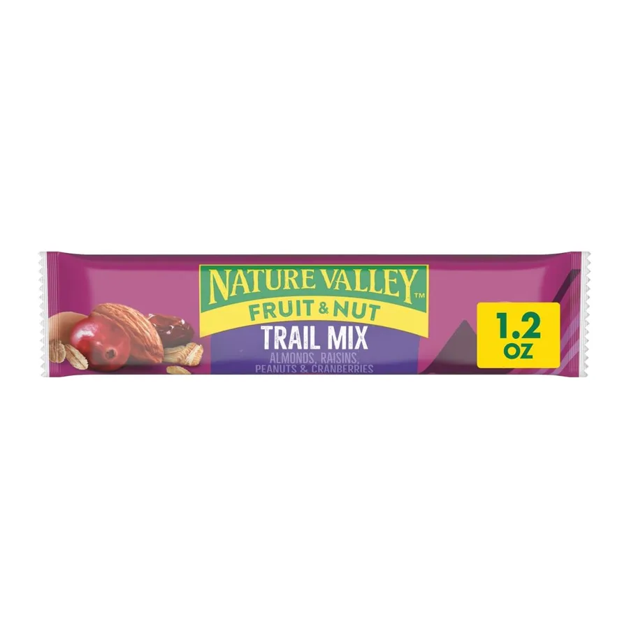 Nature Valley Trail Mix Fruit & Nut Chewy Granola Bar, front of pack