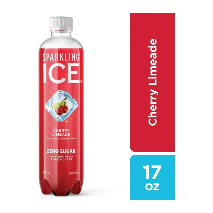 Sparkling Ice Cherry limeade, front of pack