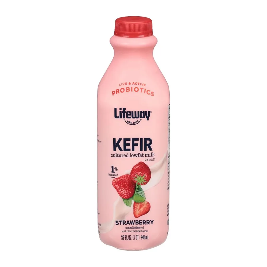Lifeway Kefir strawberry, front of pack