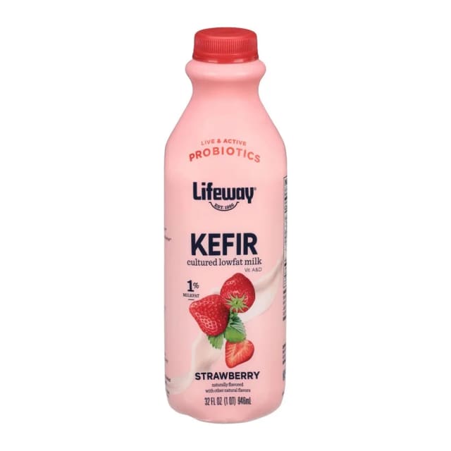 Lifeway Kefir strawberry, front of pack