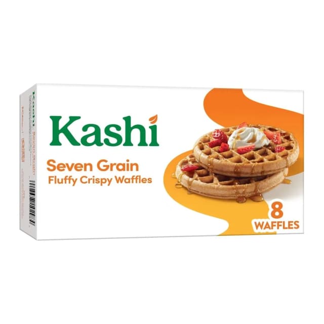 Kashi Seven Grain Waffles, front of pack