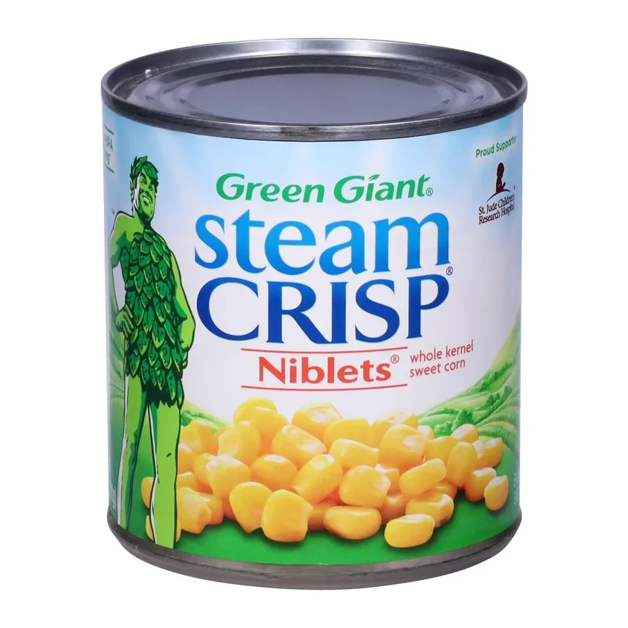 Green Giant Steam crisp niblets, front of pack