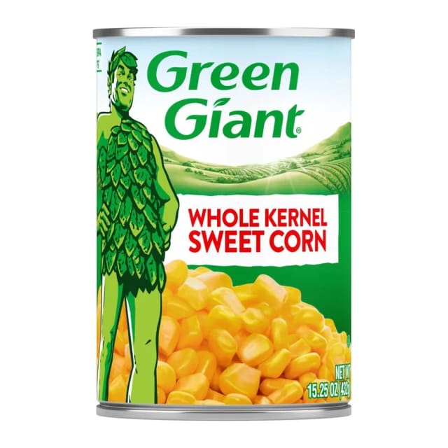 Green Giant Whole Kernel Sweet Corn, front of pack