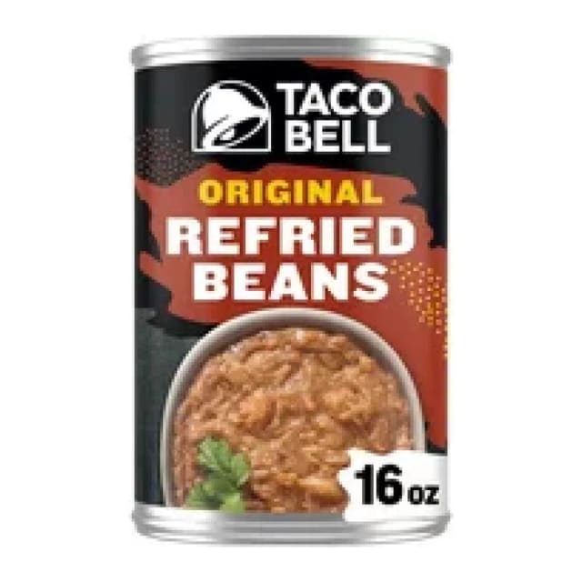 Taco Bell Original Refried Beans, front of pack