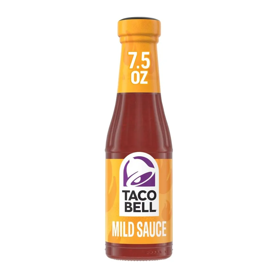 Taco Bell Mild sauce, front of pack