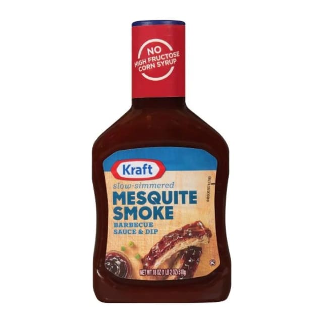 Kraft Bbq sauces, front of pack