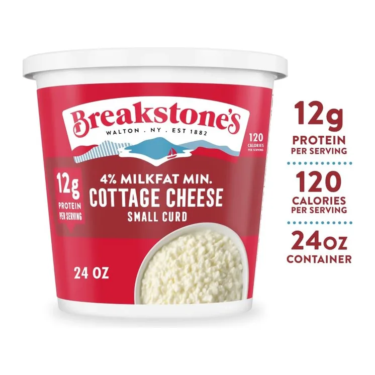 Breakstone's Small curd cottage cheese, front of pack