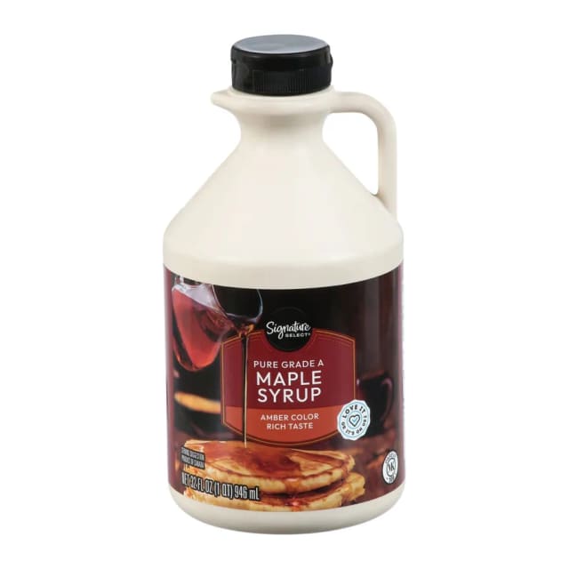 Signature Select Pure Grade A Maple Syrup, front of pack