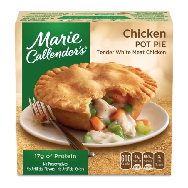 Marie Callender's Chicken Pot Pie, front of pack