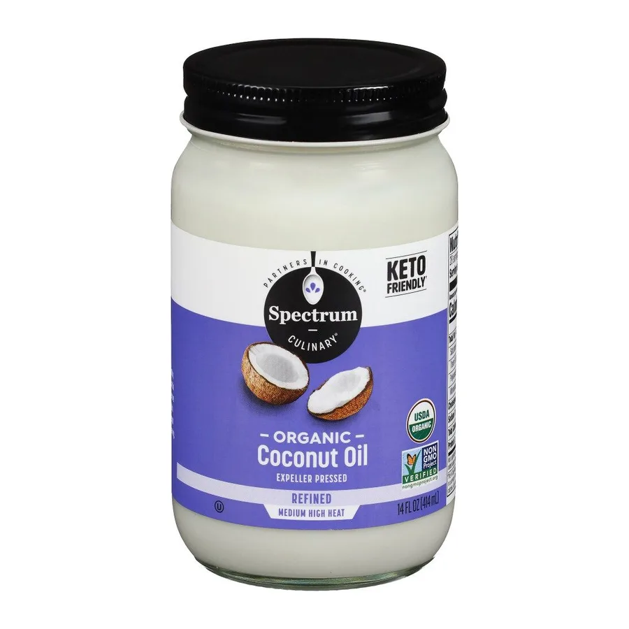 Spectrum Culinary Organic Coconut Oil Refined, front of pack