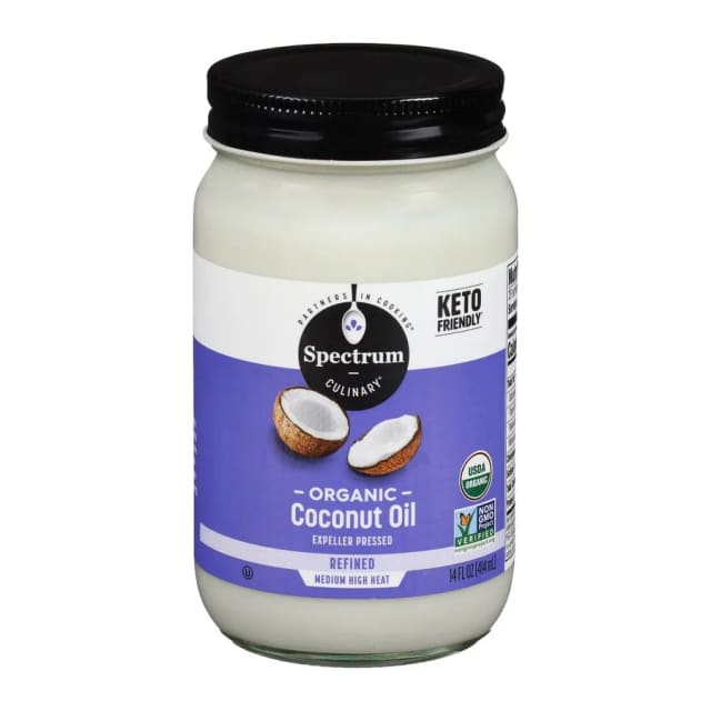 Spectrum Culinary Organic Coconut Oil Refined, front of pack