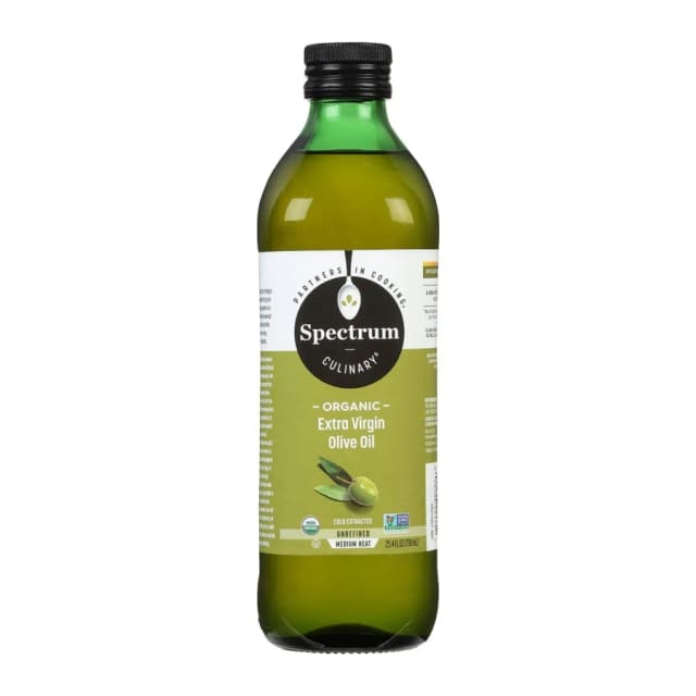 Spectrum Organic Extra Virgin Olive Oil, front of pack