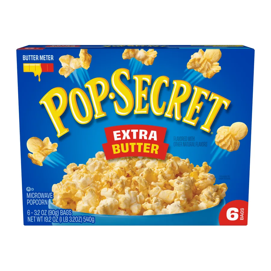 Pop Secret Popcorn, front of pack